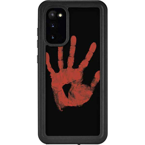 Bloody Handprint Galaxy S20 Waterproof Case