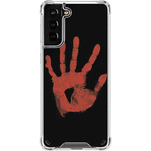 Bloody Handprint Galaxy S21 Plus 5G Clear Case