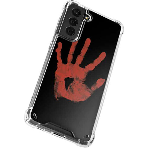 Bloody Handprint Galaxy S21 Plus 5G Clear Case