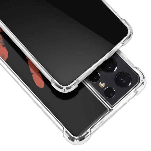 Bloody Handprint Galaxy S21 Ultra 5G Clear Case