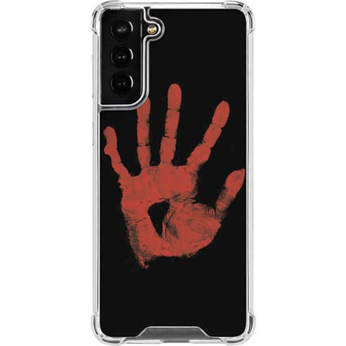 Bloody Handprint Galaxy S22 Plus Clear Case