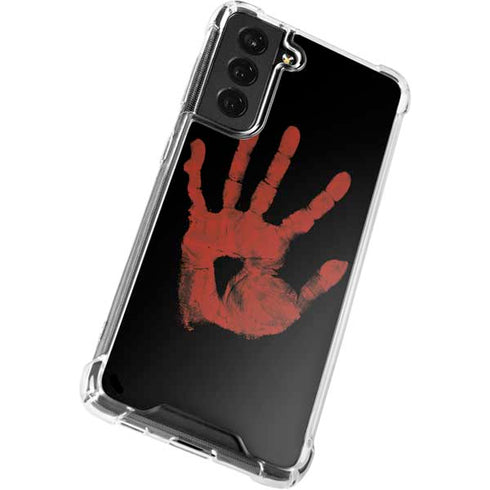 Bloody Handprint Galaxy S22 Plus Clear Case