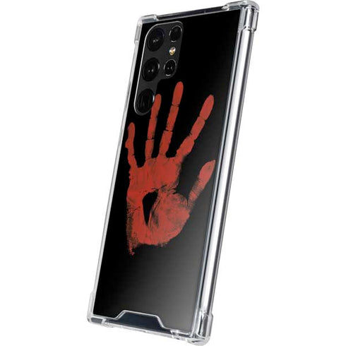 Bloody Handprint Galaxy S22 Ultra Clear Case