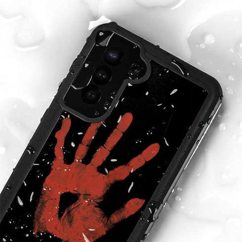 Bloody Handprint Galaxy S23 Plus Waterproof Case