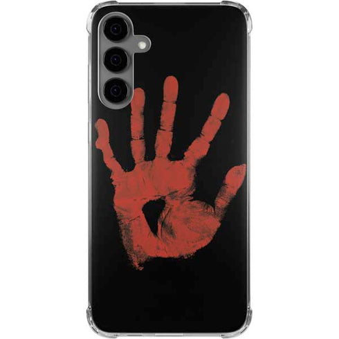 Bloody Handprint Galaxy S24 Plus Clear Case