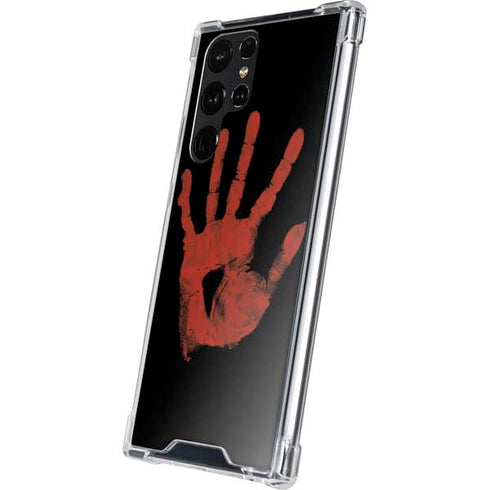 Bloody Handprint Galaxy S24 Ultra Clear Case
