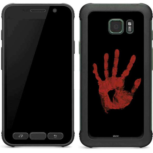 Bloody Handprint Galaxy S7 Active Skin