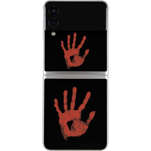 Bloody Handprint Galaxy Z Flip3 5G Skin