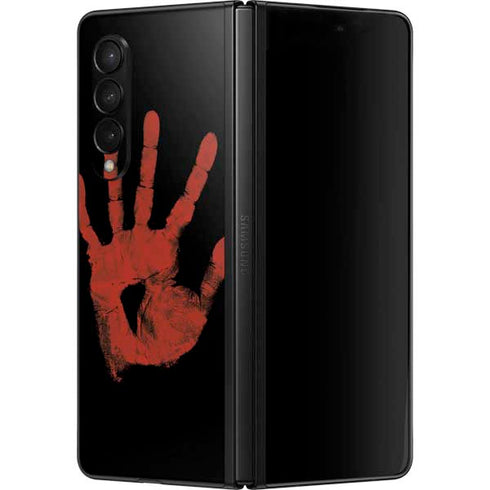 Bloody Handprint Galaxy Z Fold3 5G Skin