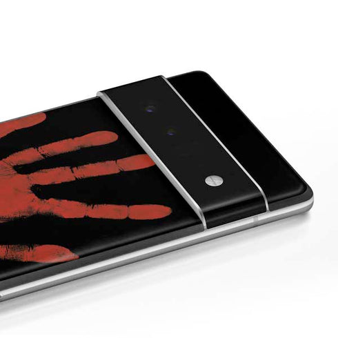 Bloody Handprint Google Pixel 6 Skin