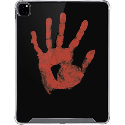 Bloody Handprint iPad Pro 12.9in (2020) Clear Case