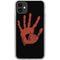 Bloody Handprint iPhone 11 Clear Case