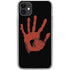 Bloody Handprint iPhone 11 Clear Case