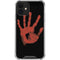 Bloody Handprint iPhone 12 Clear Case