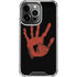Bloody Handprint iPhone 13 Pro Clear Case