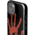 Bloody Handprint iPhone 15 Plus Impact Case