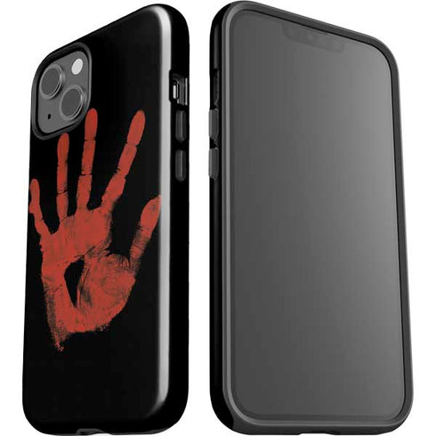 Bloody Handprint iPhone 15 Plus Impact Case