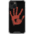 Bloody Handprint iPhone 14 Plus Clear Case