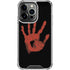 Bloody Handprint iPhone 15 Pro Clear Case