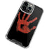 Bloody Handprint iPhone 15 Pro Clear Case