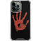 Bloody Handprint iPhone 14 Pro Max Clear Case