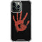 Bloody Handprint iPhone 15 Pro Max Clear Case