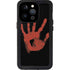 Bloody Handprint iPhone 14 Pro Waterproof Case