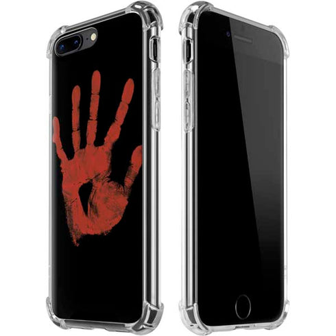 Bloody Handprint iPhone 7/8 Plus Clear Case