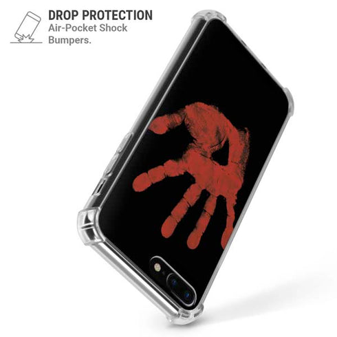 Bloody Handprint iPhone 7/8 Plus Clear Case
