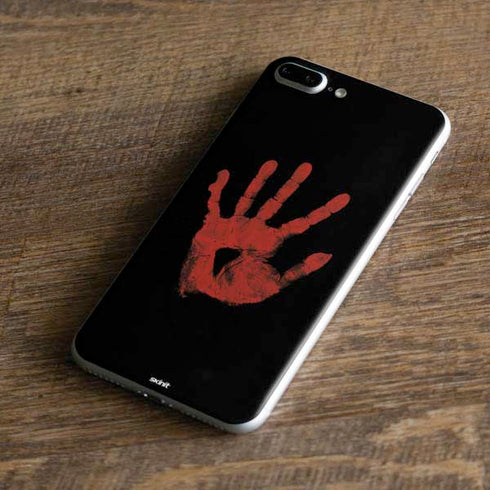 Bloody Handprint iPhone 8 Plus Skin