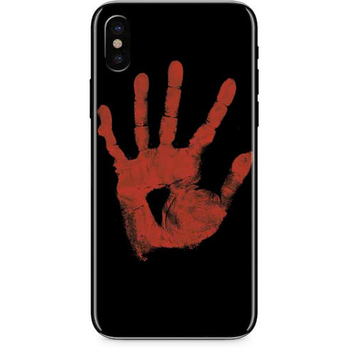 Bloody Handprint iPhone X Skin