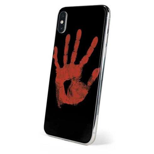 Bloody Handprint iPhone X Skin