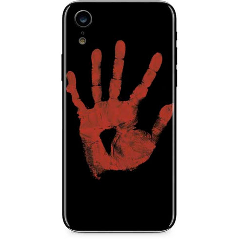 Bloody Handprint iPhone XR Skin