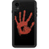 Bloody Handprint iPhone XR Waterproof Case