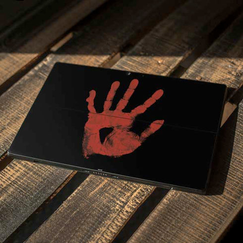 Bloody Handprint Surface Pro 7 Skin