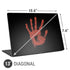 Bloody Handprint Universal Laptop 13in (10.6 x 7.6in) Skin