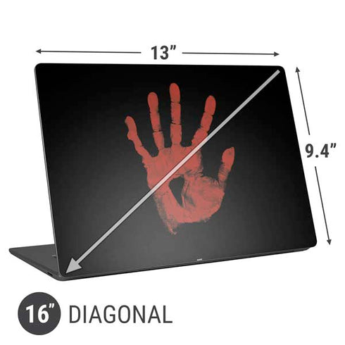 Bloody Handprint Universal Laptop 16in (13 x 9.4in) Skin