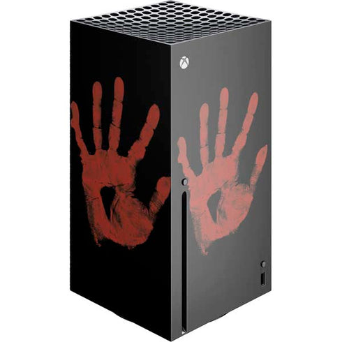 Bloody Handprint Xbox Series X Console Skin