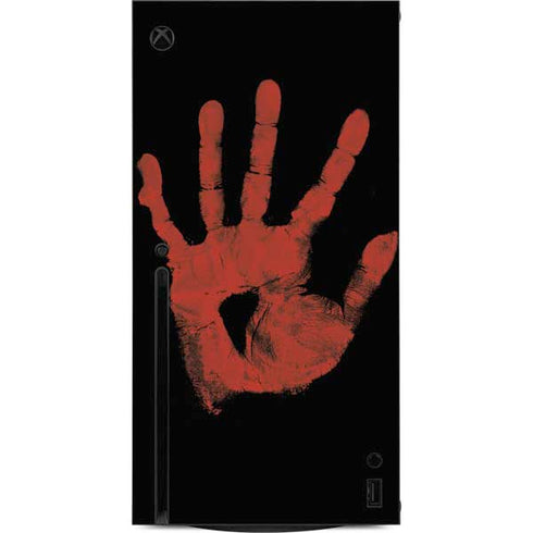 Bloody Handprint Xbox Series X Console Skin