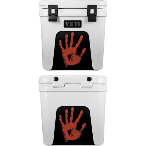 Bloody Handprint YETI Roadie 24 Hard Cooler Skin