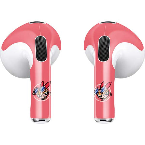 Cartoon Network Powerpuff Girls Blossom Apple AirPods (3rd Gen 2021) Skin