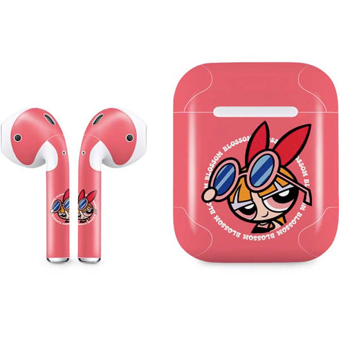Cartoon Network Powerpuff Girls Blossom Apple AirPods Skin