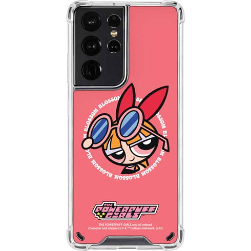 Cartoon Network Powerpuff Girls Blossom Galaxy S21 Ultra 5G Clear Case