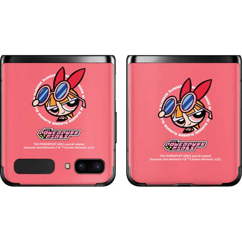 Cartoon Network Powerpuff Girls Blossom Galaxy Z Flip Skin