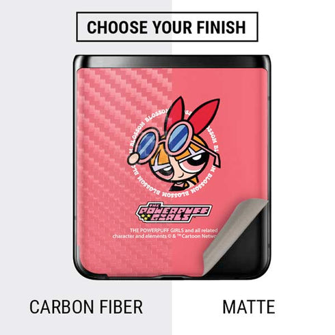 Cartoon Network Powerpuff Girls Blossom Galaxy Z Flip Skin
