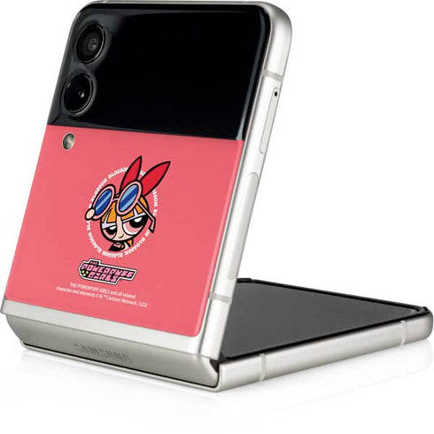 Cartoon Network Powerpuff Girls Blossom Galaxy Z Flip3 5G Skin
