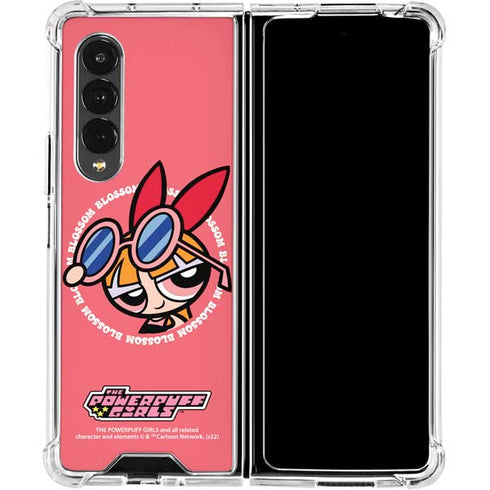 Cartoon Network Powerpuff Girls Blossom Galaxy Z Fold4 5G Clear Case