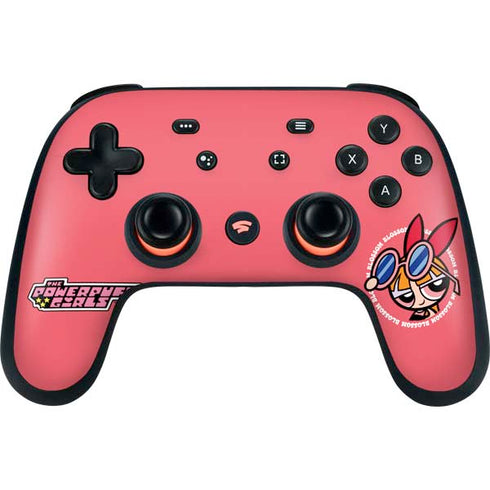 Cartoon Network Powerpuff Girls Blossom Google Stadia Controller Skin