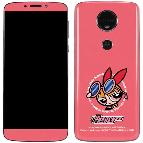 Cartoon Network Powerpuff Girls Blossom Moto E5 Plus Skin