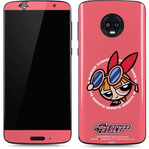 Cartoon Network Powerpuff Girls Blossom Moto G6 Skin